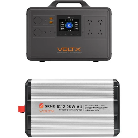 VoltX 2400W Power Station + 2KW Inverter
