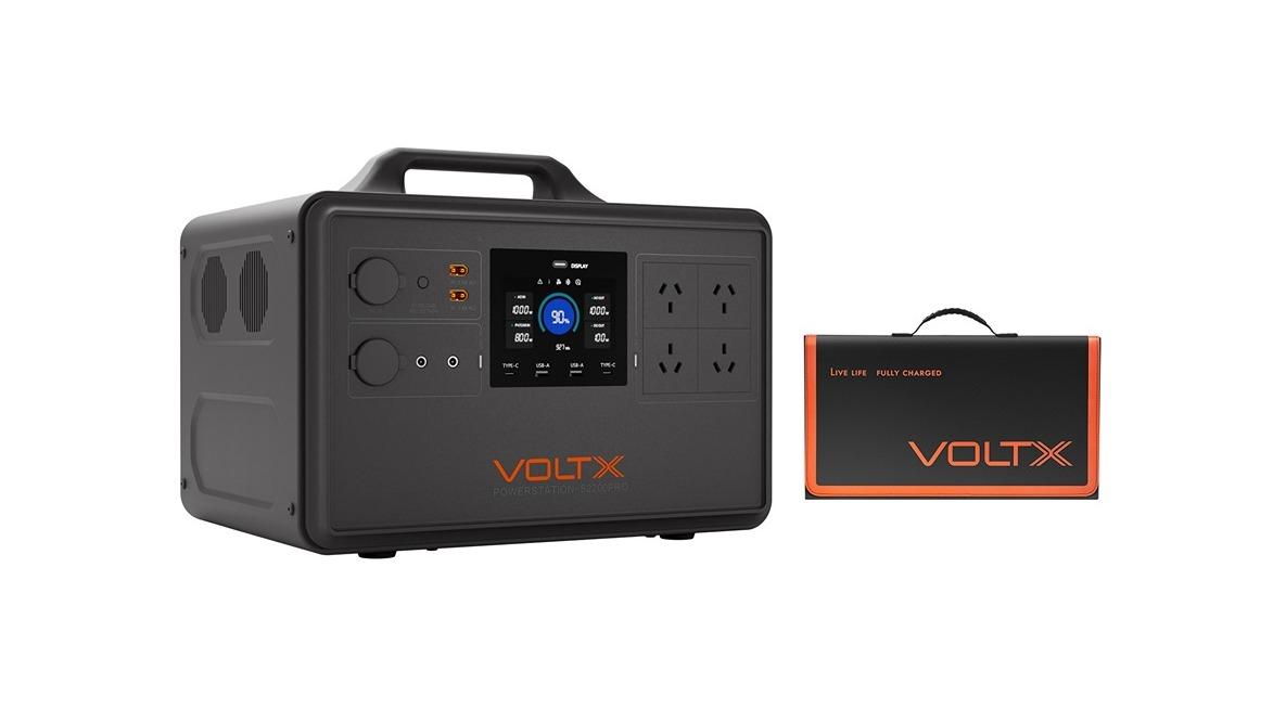 VoltX 2400W Station + 100W Solar Mat