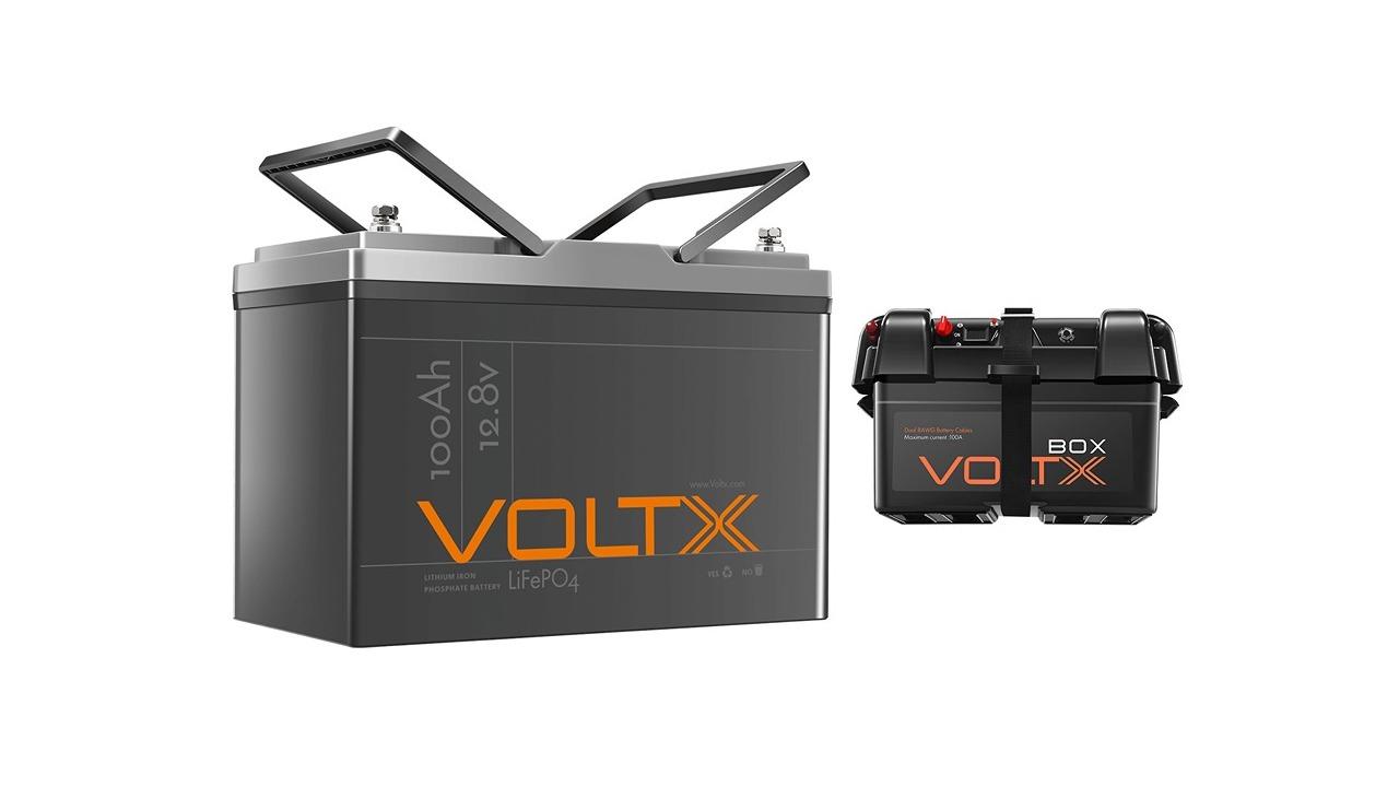 VoltX 12V 100Ah LiFePO4 + Battery Box