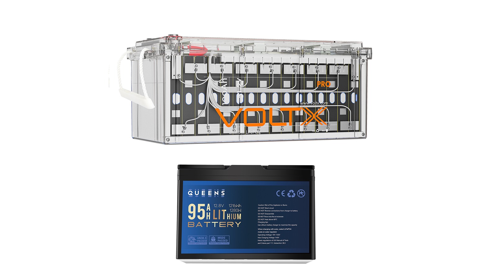 VoltX 48V 100Ah + 95Ah Lithium Battery