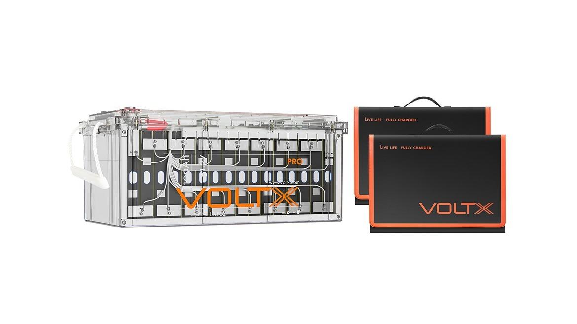 VoltX 48V 100Ah Battery + 400W Solar