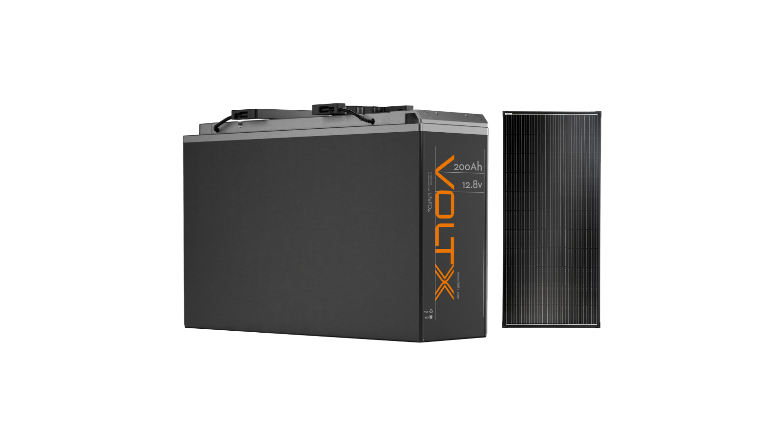 VoltX Slim 200Ah Battery + 200W Solar
