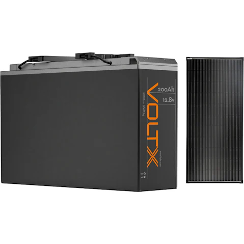 VoltX Slim 200Ah Battery + 200W Solar