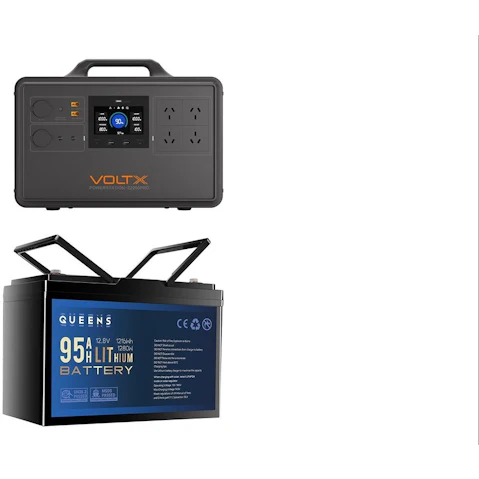 VoltX 2400W Power Station + 95Ah Battery
