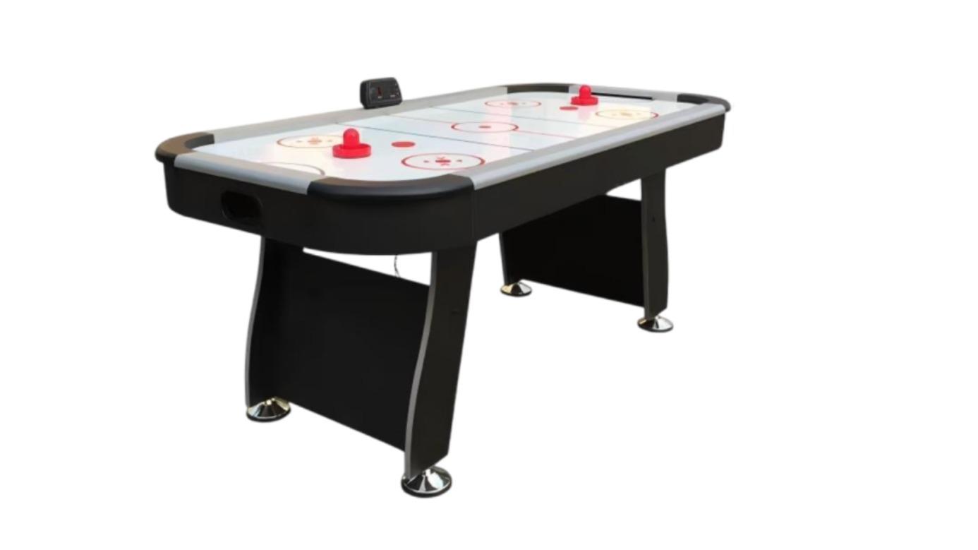 TopOne Sports 6ft Air Hockey Game Table with Digital Scoreboard