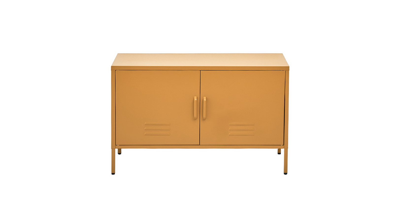 Artiss Buffet Sideboard Metal Cabinet - Base Yellow