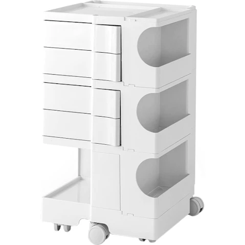 ArtissIn 5 Tier Replica Boby Trolley Storage - White