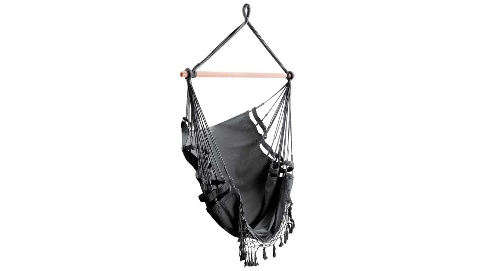Gardeon Grey Outdoor Tassel Hammock Chair