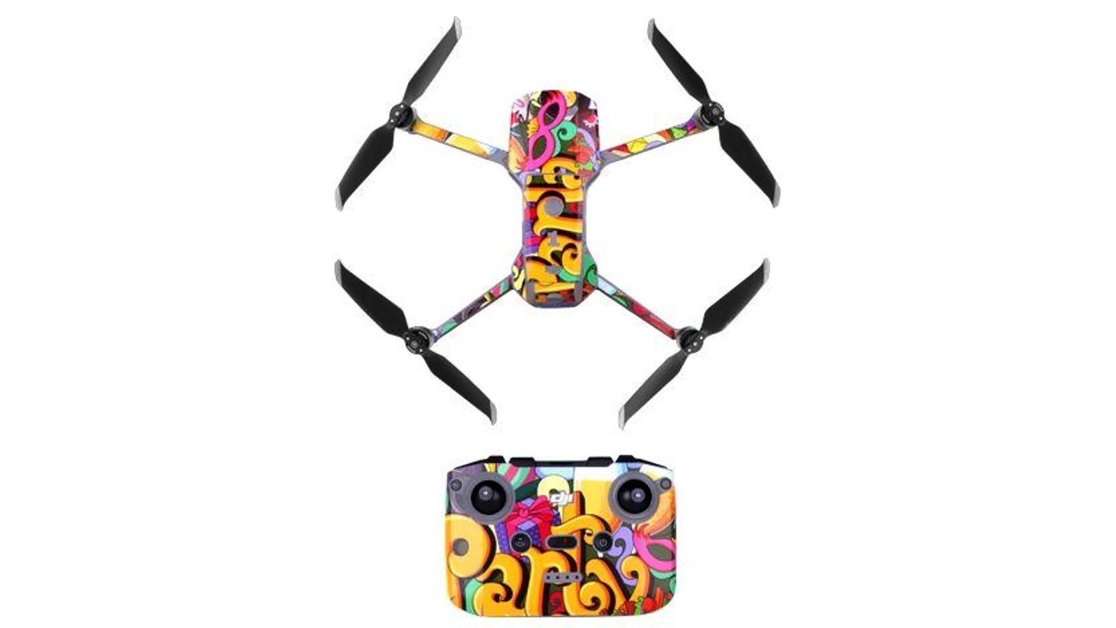 Sunnylife Protective PVC Stickers Skin for Mavic Air 2 - Hot Party
