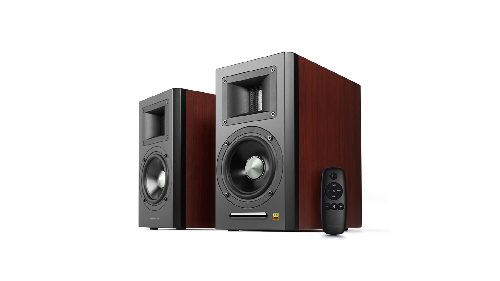 Airpulse A100HD Hi-Res Audio Active Speaker System - Cherry Wood