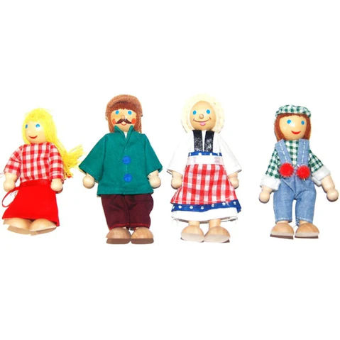 All 4 Kids My Happy Family 4 Miniature Doll