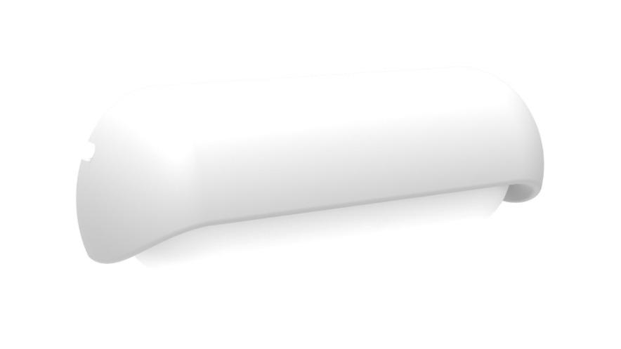 AKEN LED Tri-CCT Exterior Wall Light 13W Eyelid Opal Diffuser IP65 - White