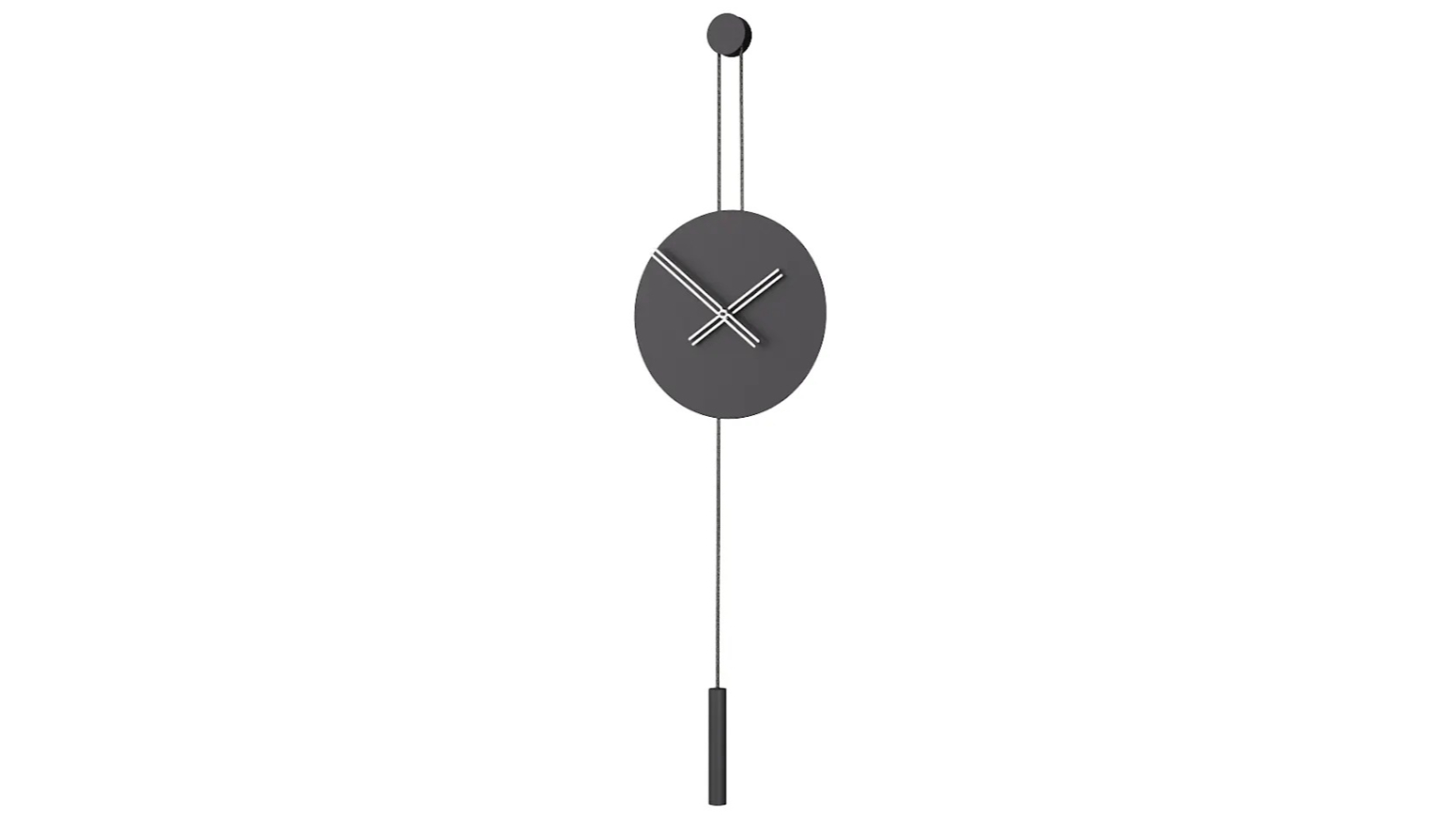 Mclocks Black Chrome 45 Serenity Wall Clock