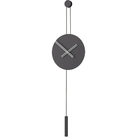 Mclocks Black Chrome 45 Serenity Wall Clock
