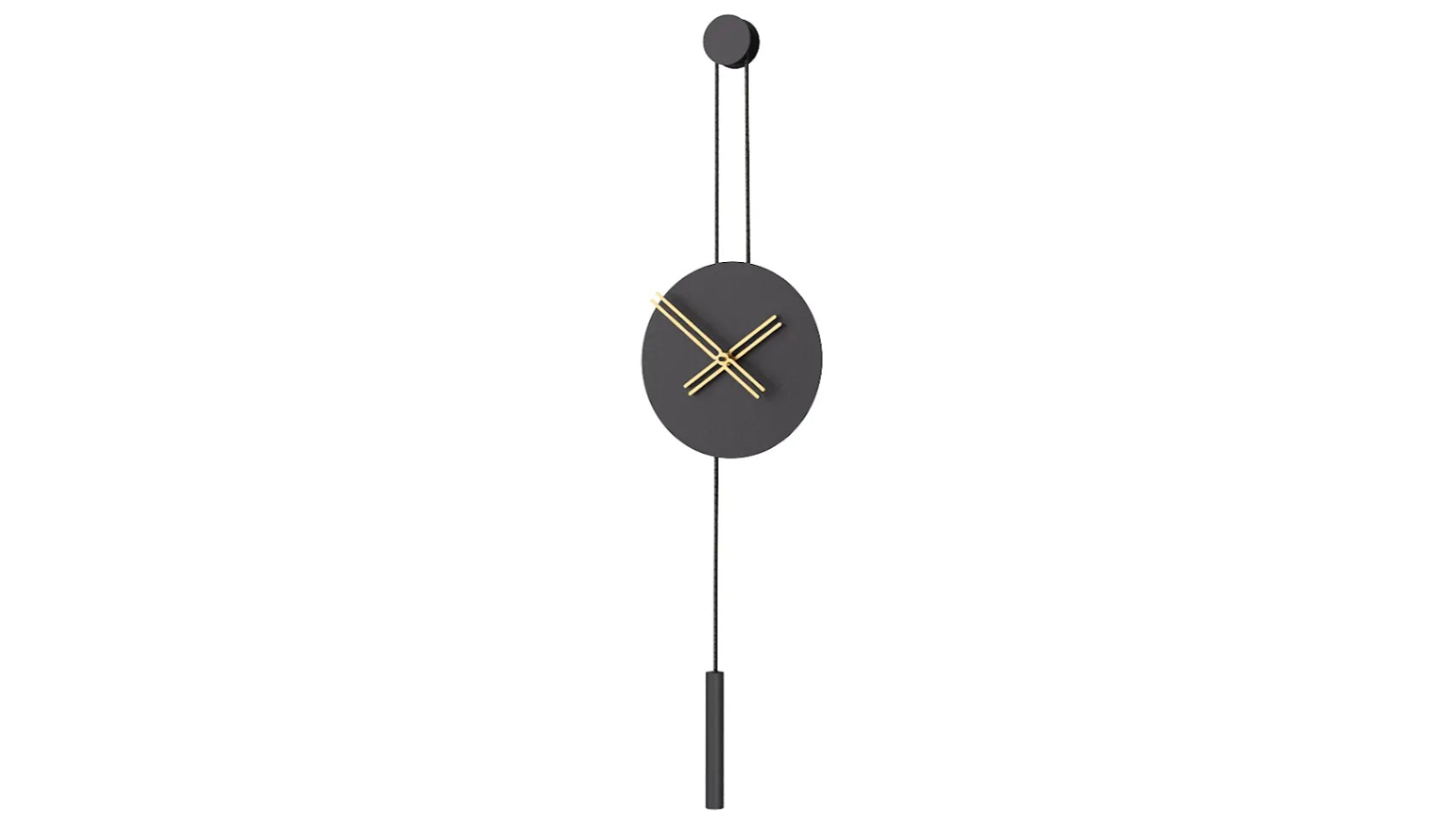 Mclocks Black Gold 30 Serenity Wall Clock