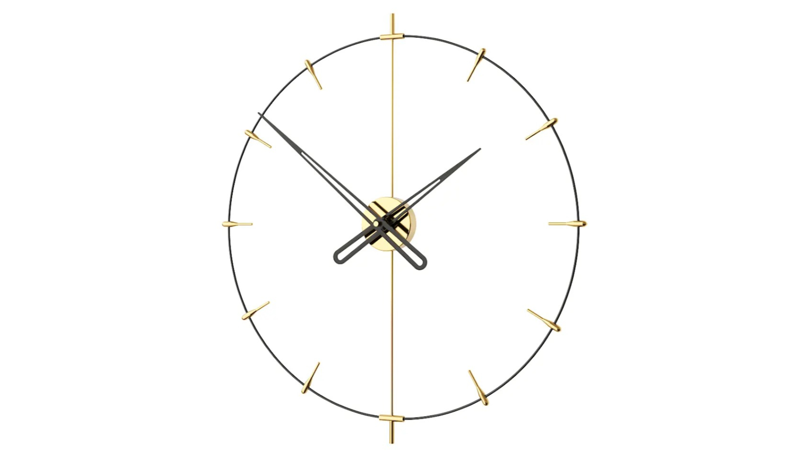 Mclocks Gold 60 Massive Indicator Wall Clock