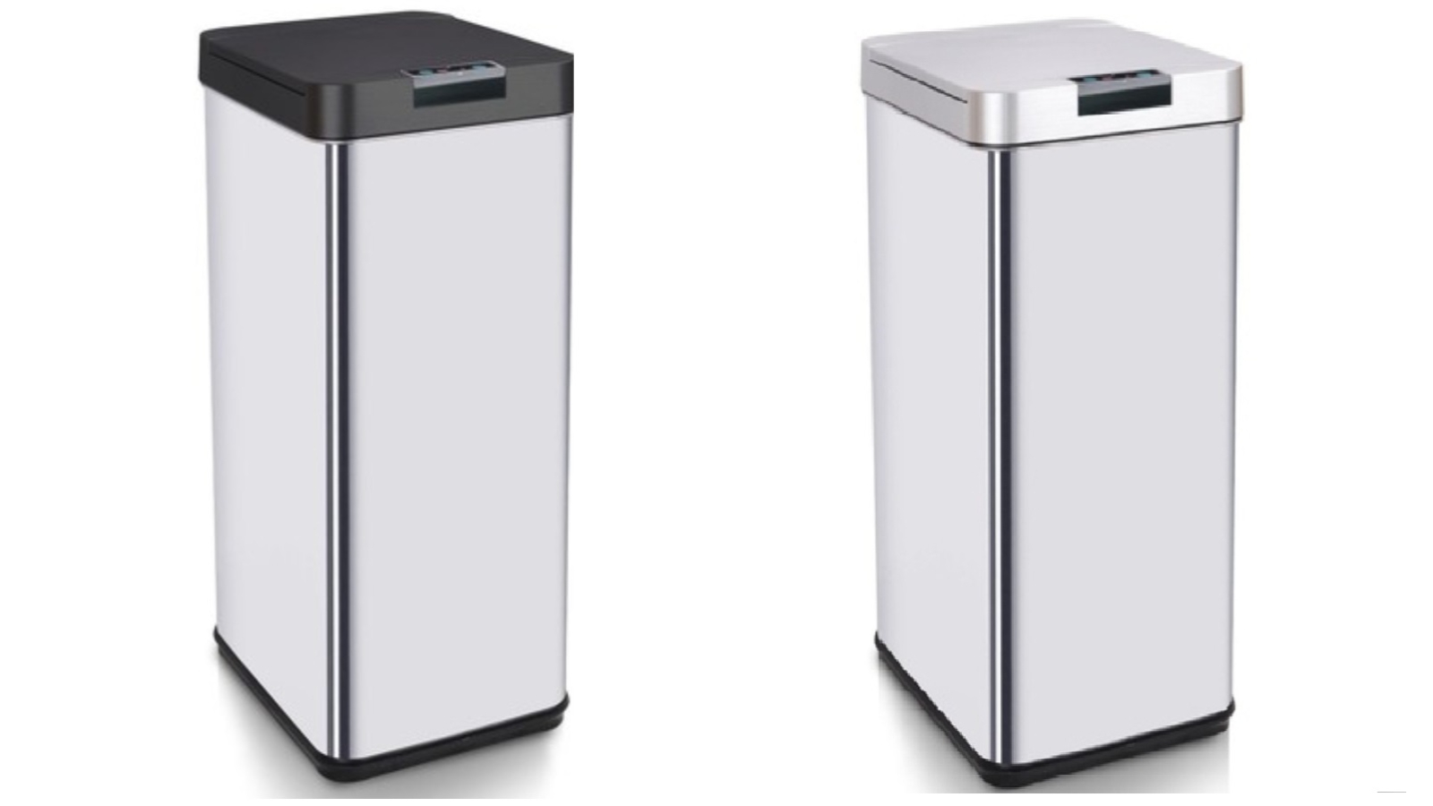 Miraklass 50Litre Narrow Square Sensor Bin Harvey Norman