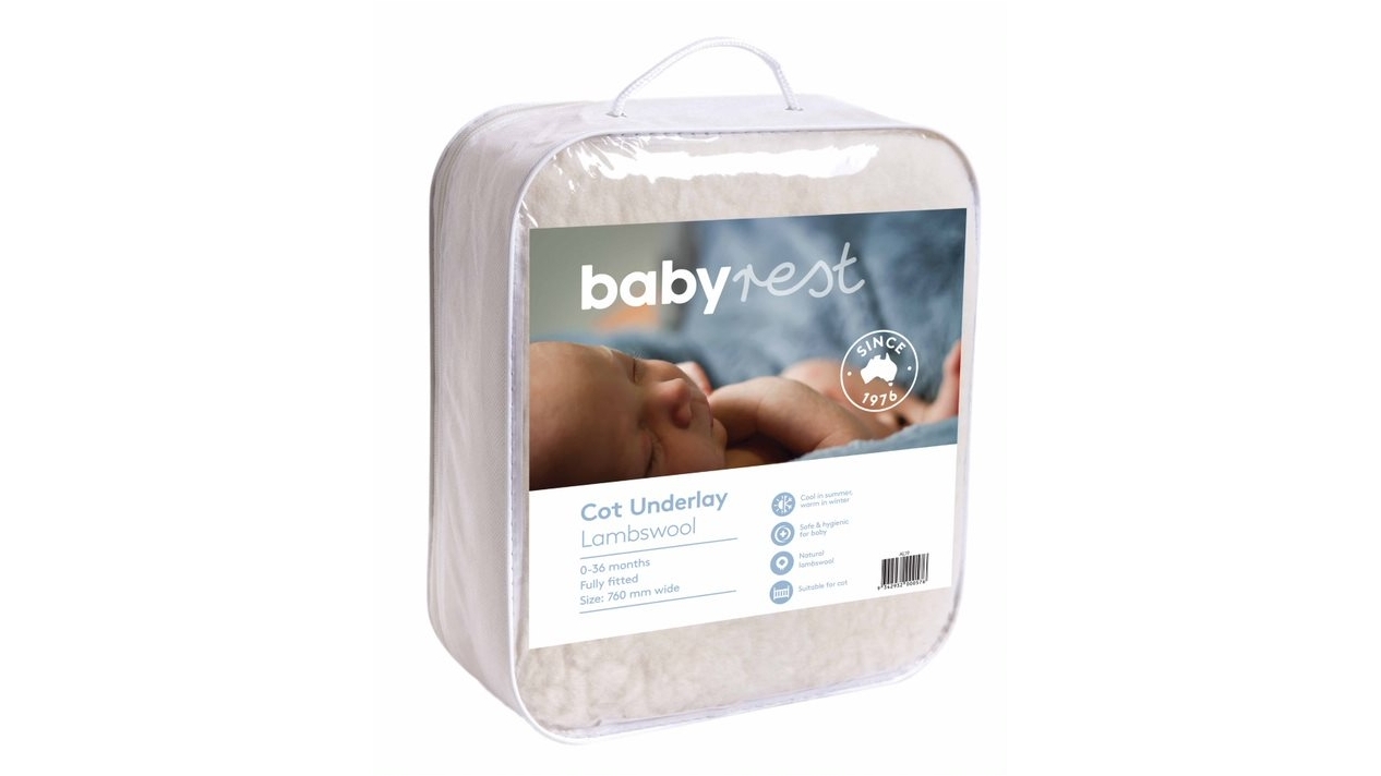 Lambswool cot underlay deals