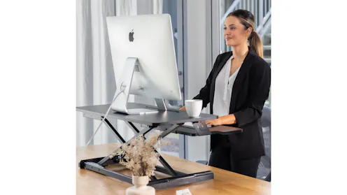 Altus Standing Desk Converter 80cm Sit-to-Stand Desk Riser Workstation ...