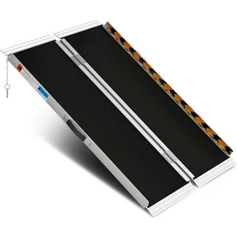 Altus Portable Aluminum Folding Handicap Wheelchair Ramp - 3ft