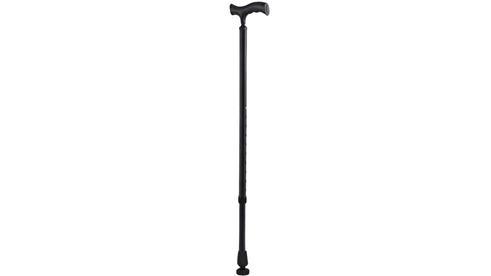 Altus Adjustable Aluminum Walking Cane with 360 Degree Rotating Stability Base - Black
