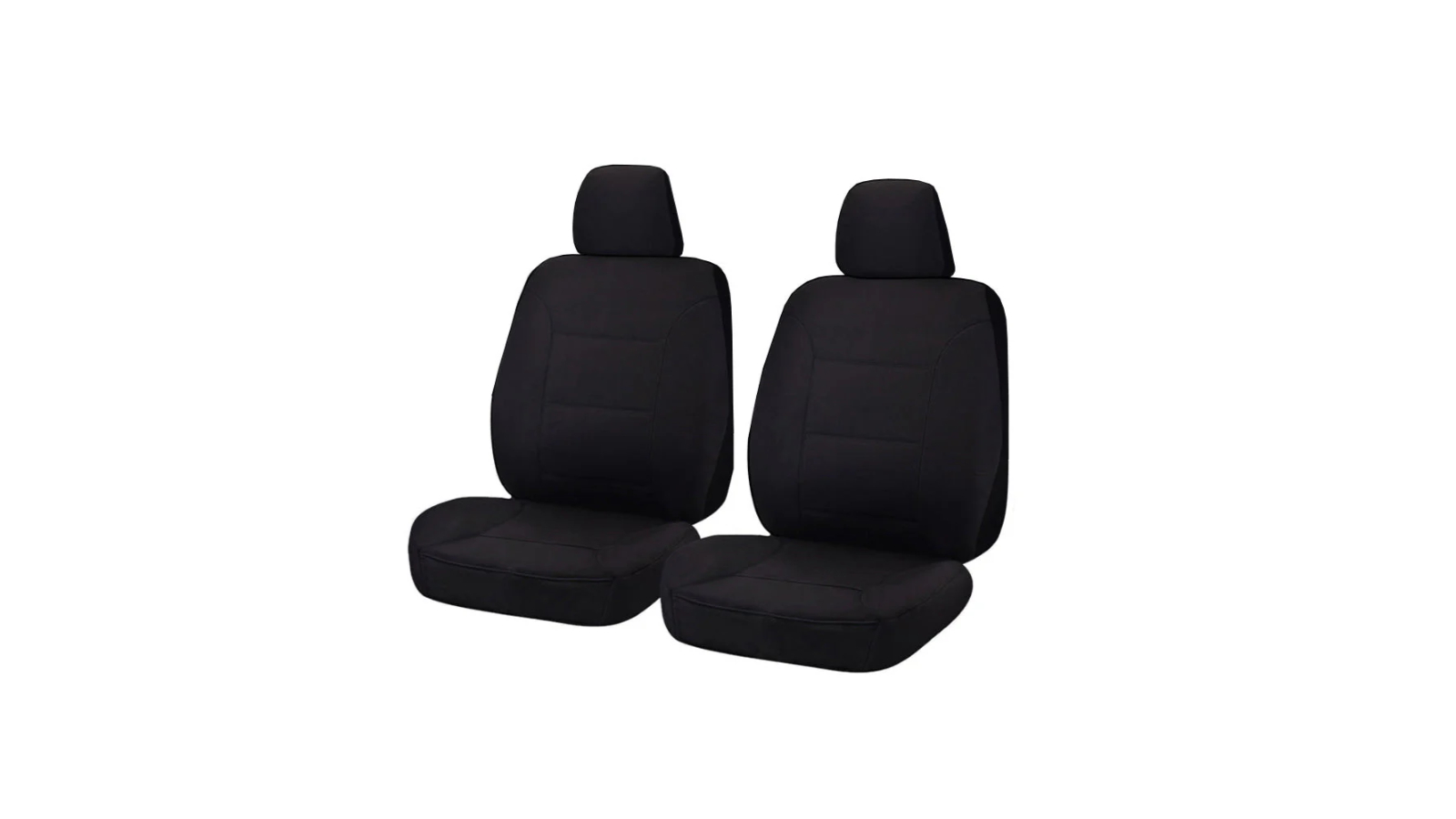 My Car Universal Size Heavy Duty Canvas Seat Cover - Black