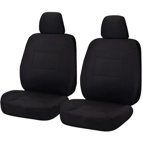My Car Universal Size Heavy Duty Canvas Seat Cover - Black