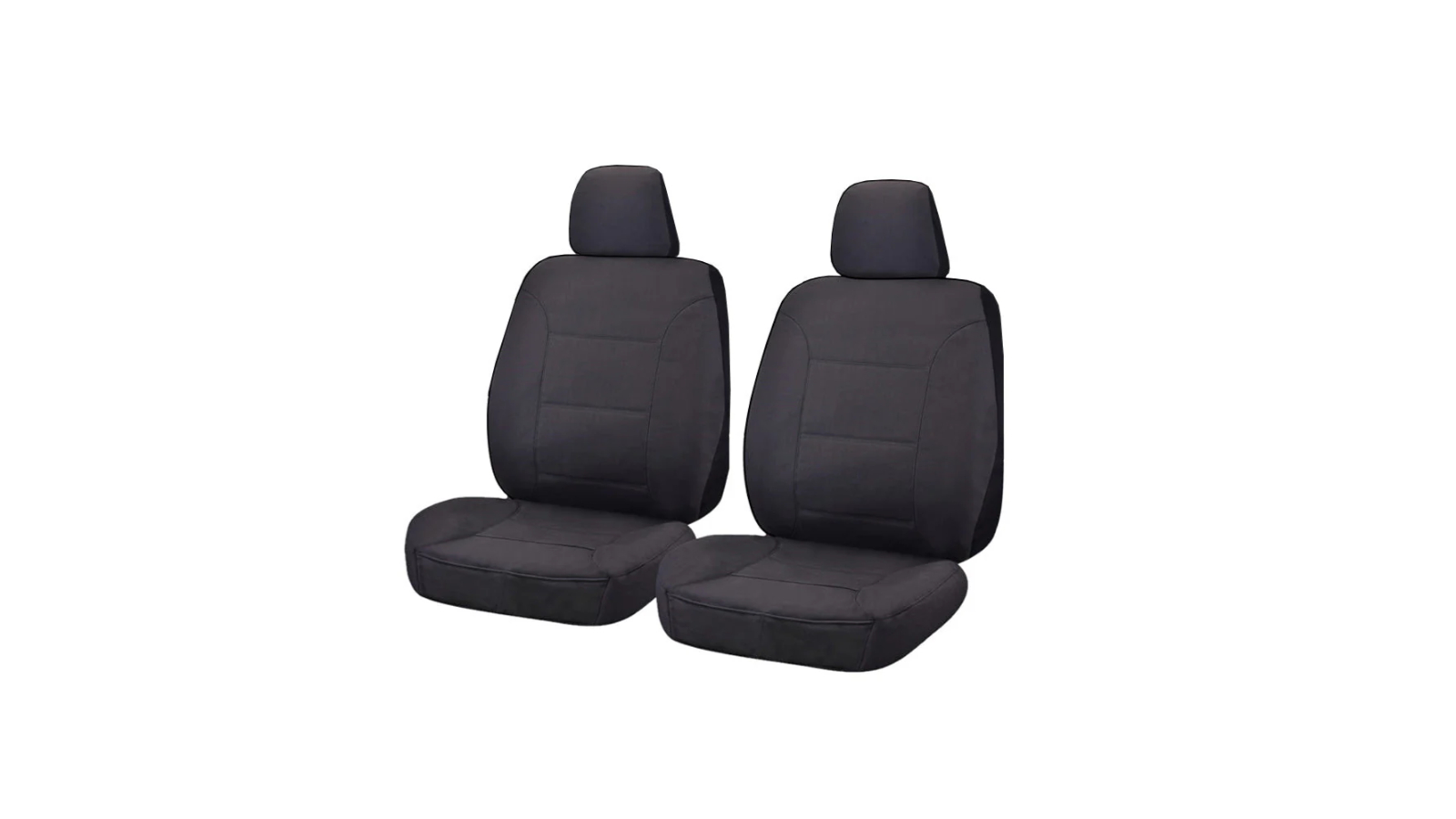 My Car Universal Size Heavy Duty Canvas Seat Cover - Charcoal