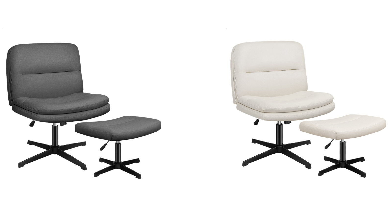 ALFORDSON Ottoman Fabric Office Chair