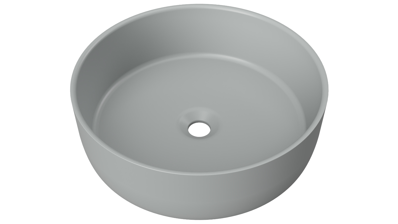 Timberline Allure 360mm Above Counter Basin - Matte Grey