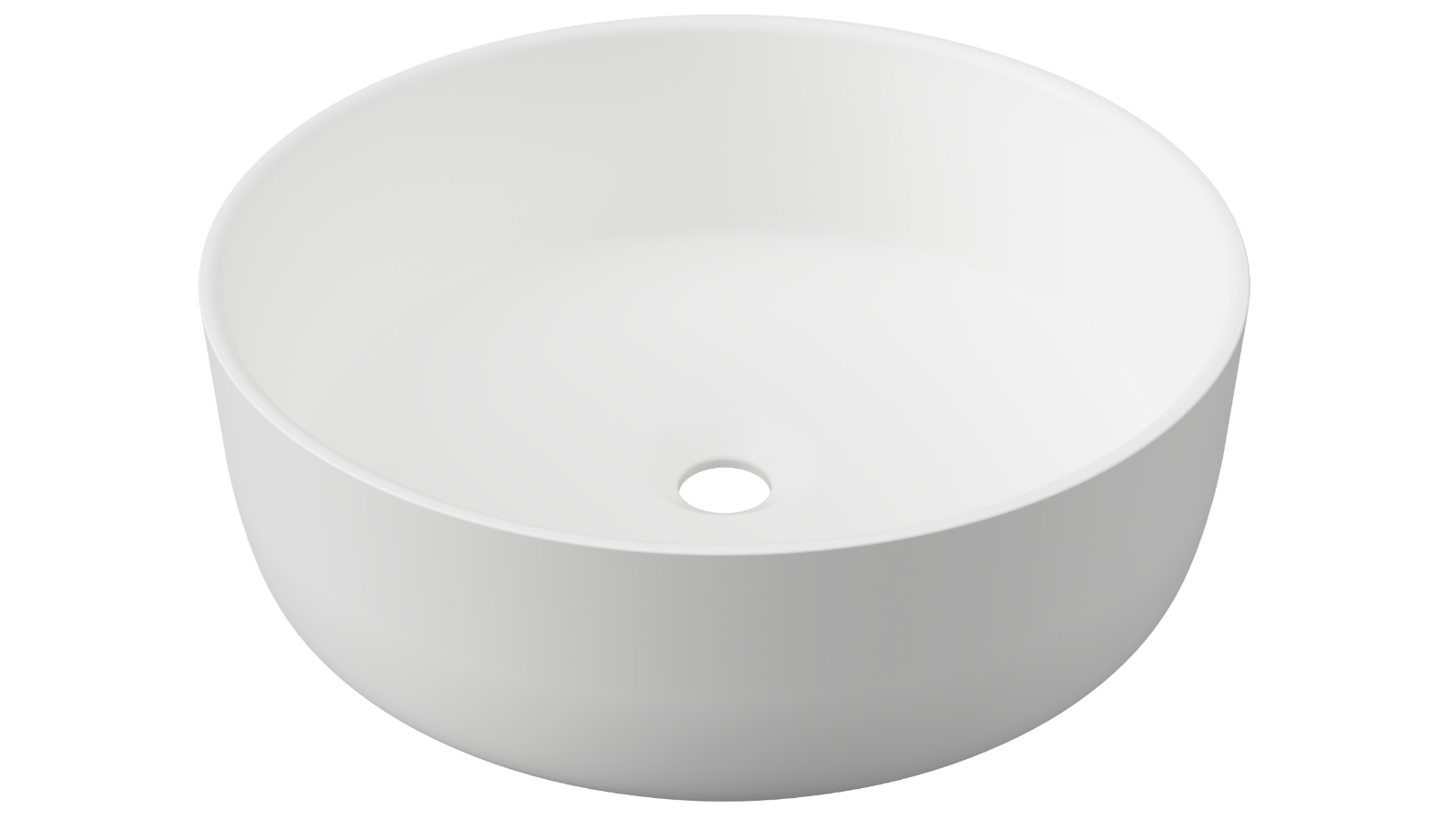 Timberline Allure 360mm Above Counter Basin - Matte White