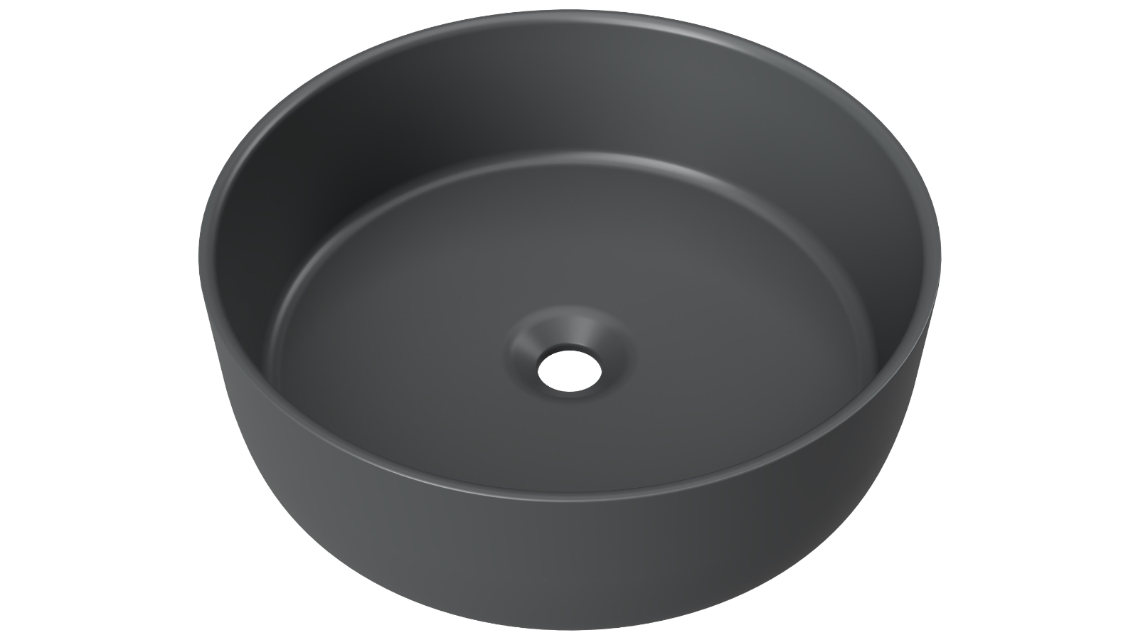 Timberline Allure 360mm Above Counter Basin - Anthracite