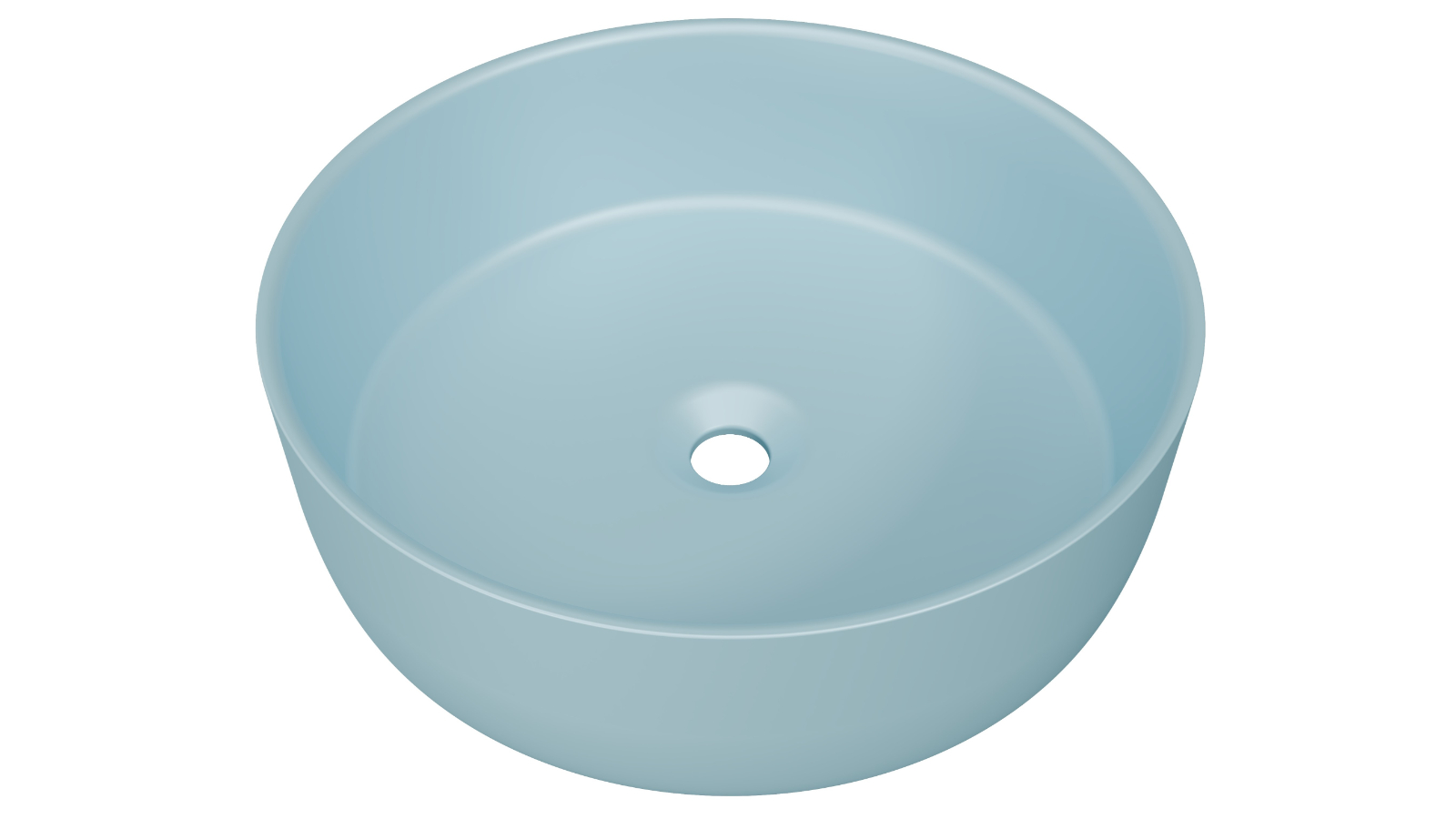 Timberline Allure 360mm Undermount Basin - Matte Blue
