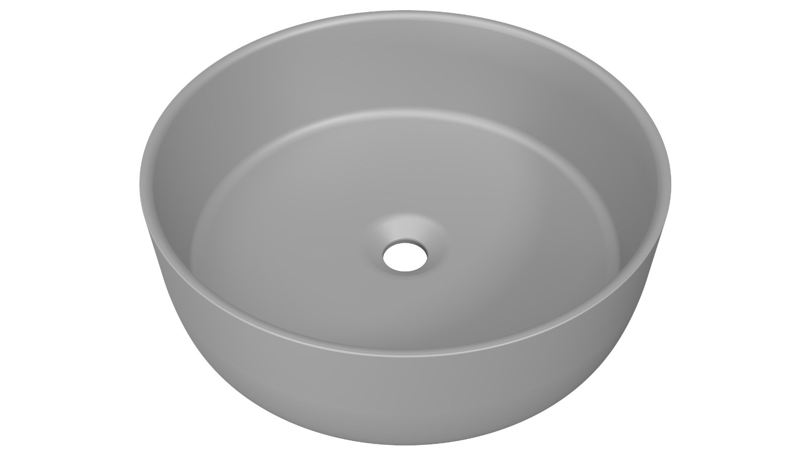 Timberline Allure 360mm Undermount Basin - Matte Grey