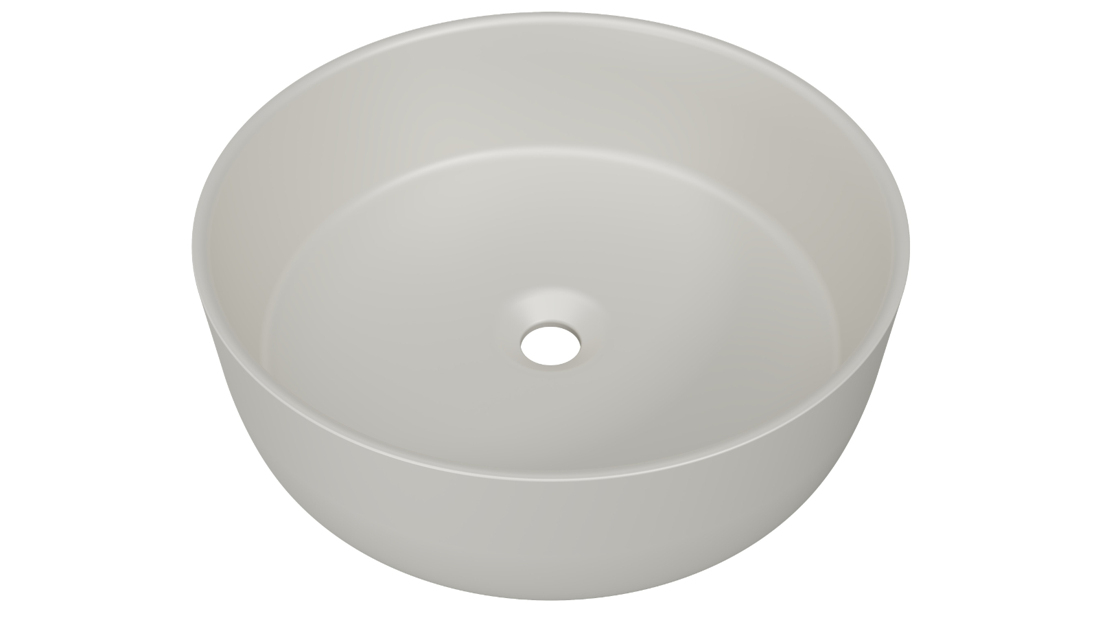 Timberline Allure 360mm Undermount Basin - Matte Ivory