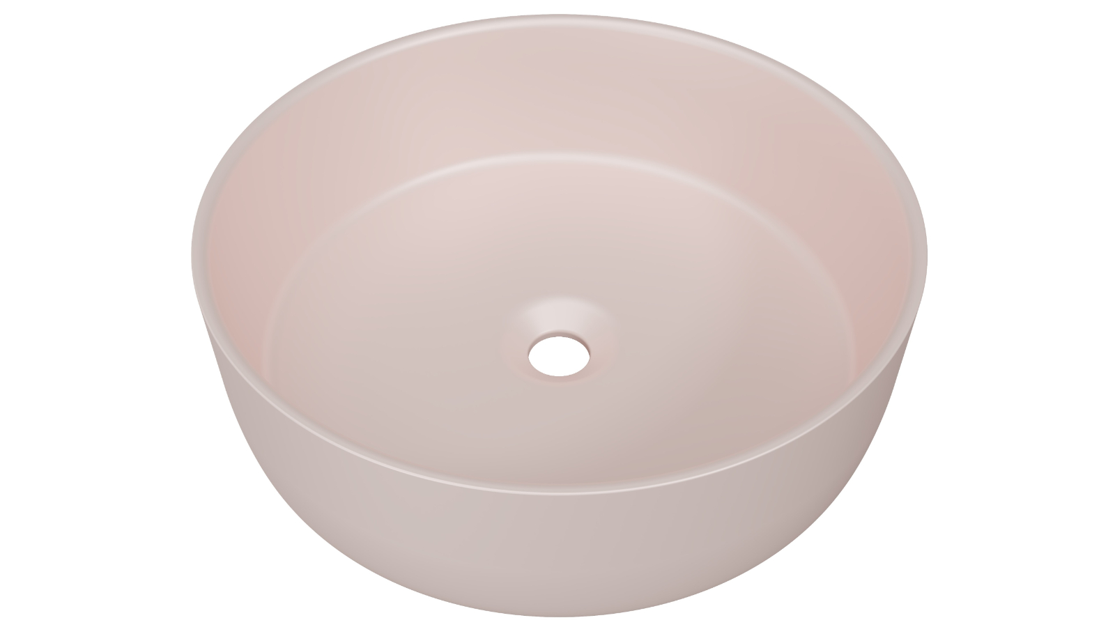 Timberline Allure 360mm Undermount Basin - Matte Pink