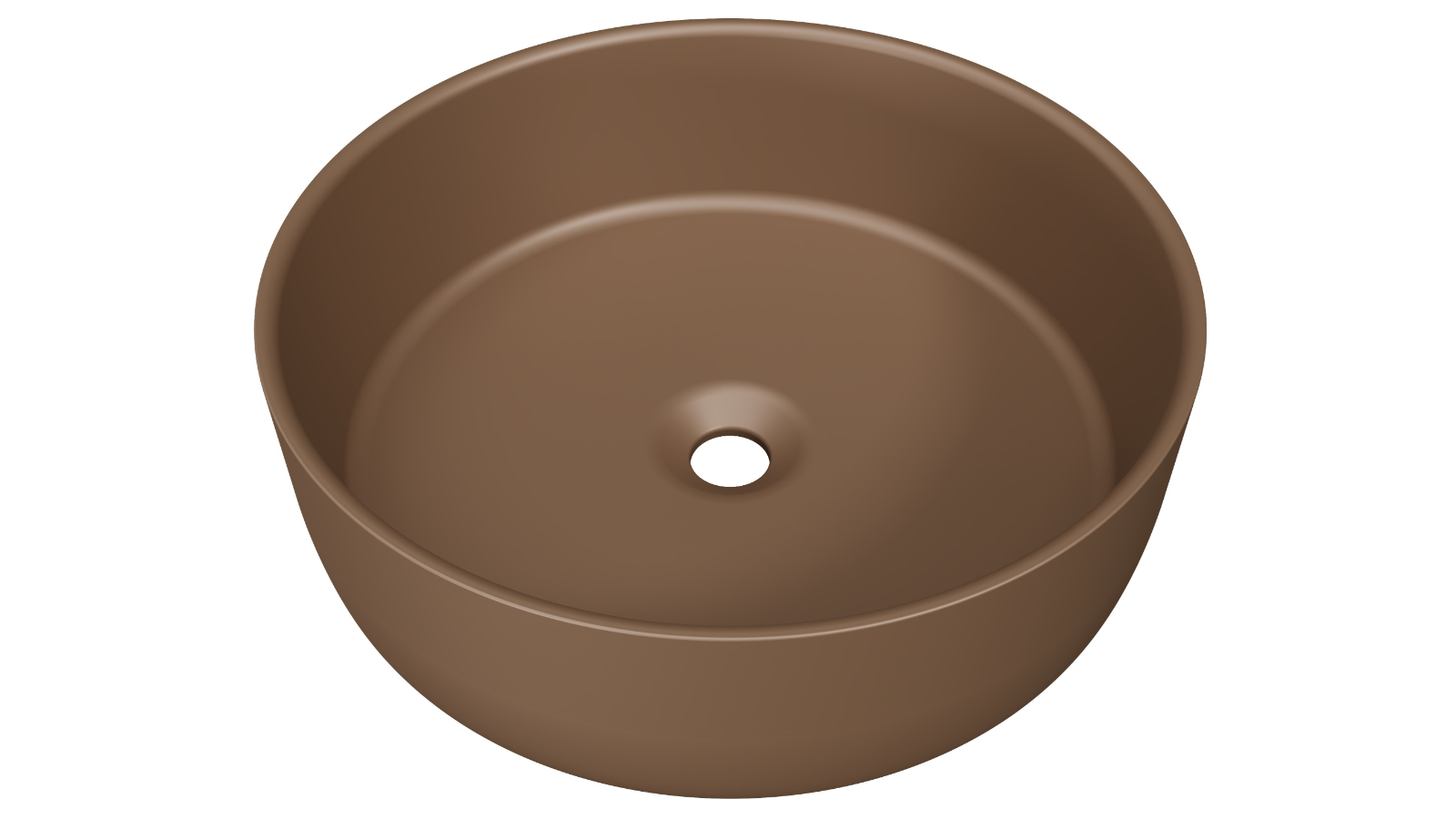 Timberline Allure 360mm Undermount Basin - Matte Taupe