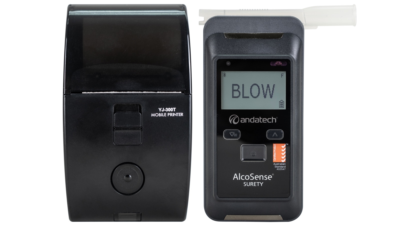 Andatech Surety Handheld Breathalyser with Print Pack