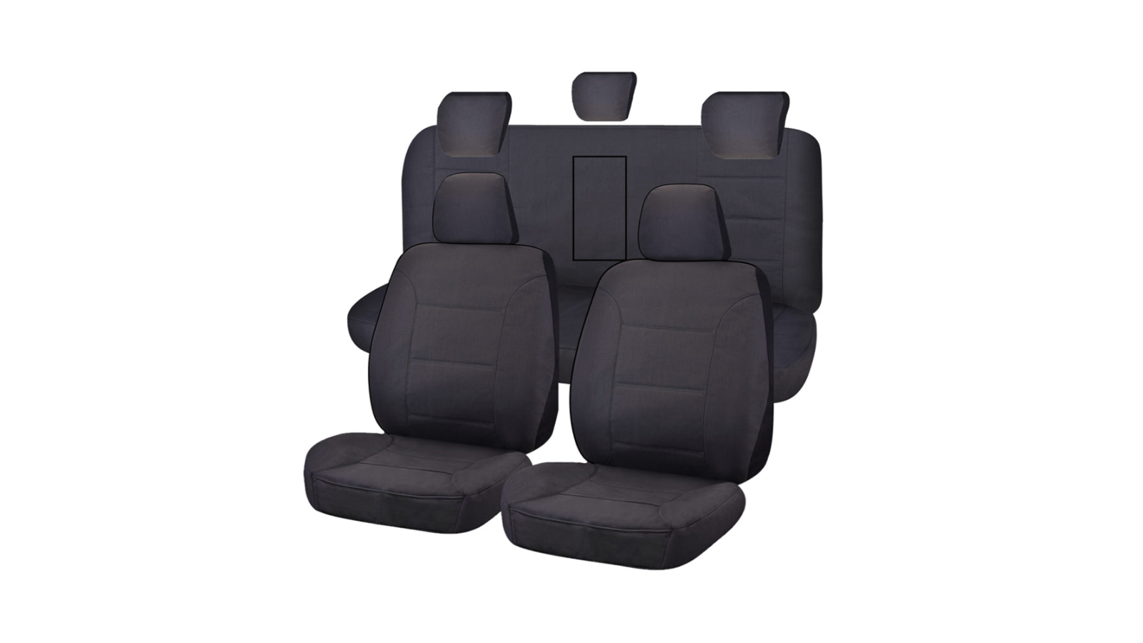 My Car Heavy Duty Canvas Seat Cover for Isuzu D-Max Dual Cab 2012-2020