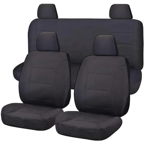My Car Heavy Duty Canvas Seat Cover for Nissan Navara D23 Series 1-2 Np300 Dual Cab (2015-2017)