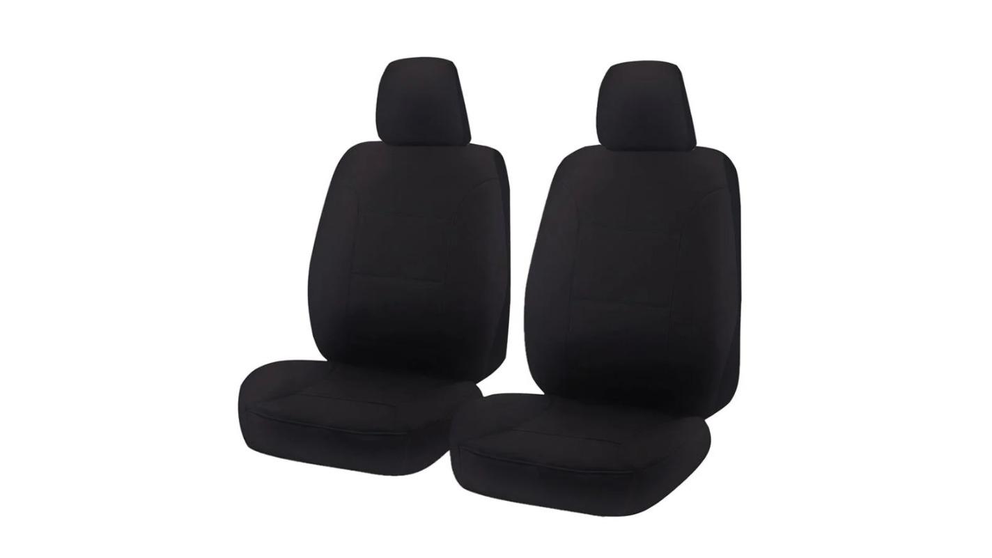My Car Heavy Duty Canvas Seat Cover for Nissan Navara D23 Series 1-4 Np300 2015-2020 - Black