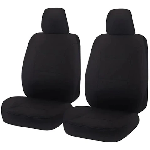 My Car Heavy Duty Canvas Seat Cover for Nissan Navara D23 Series 1-4 Np300 2015-2020 - Black