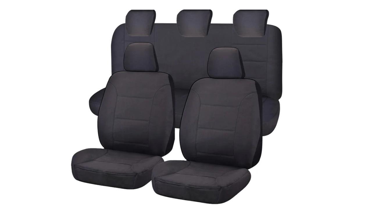 My Car Heavy Duty Canvas Seat Cover for Ford Ranger Pxii-Pxiii Series Dual Cab (06/2015-2022)