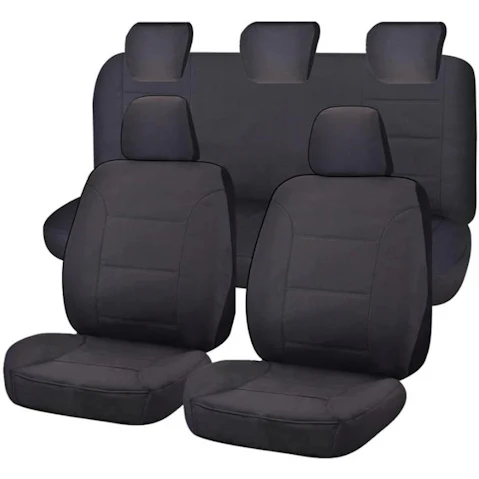 My Car Heavy Duty Canvas Seat Cover for Ford Ranger Pxii-Pxiii Series Dual Cab (06/2015-2022)