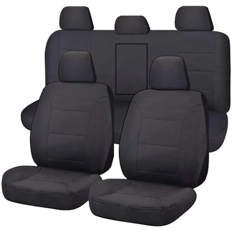 My Car Heavy Duty Canvas Seat Cover for Mitsubishi Triton MQ-MR Series Dual Cab (2015-2022)