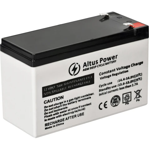 Altus 12V 7AH AGM Battery Deep Cycle SLA Lead Acid Battery