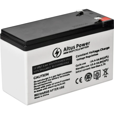 Altus 12V 9AH AGM Battery Deep Cycle SLA Lead Acid Battery