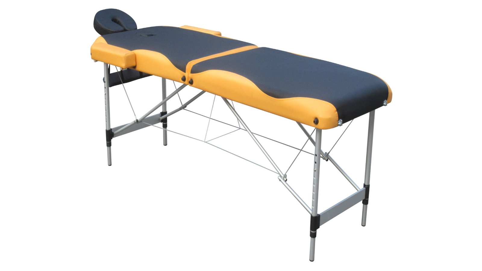 YES4HOMES 2-Fold Aluminium Portable Beauty Therapy Massage Bed
