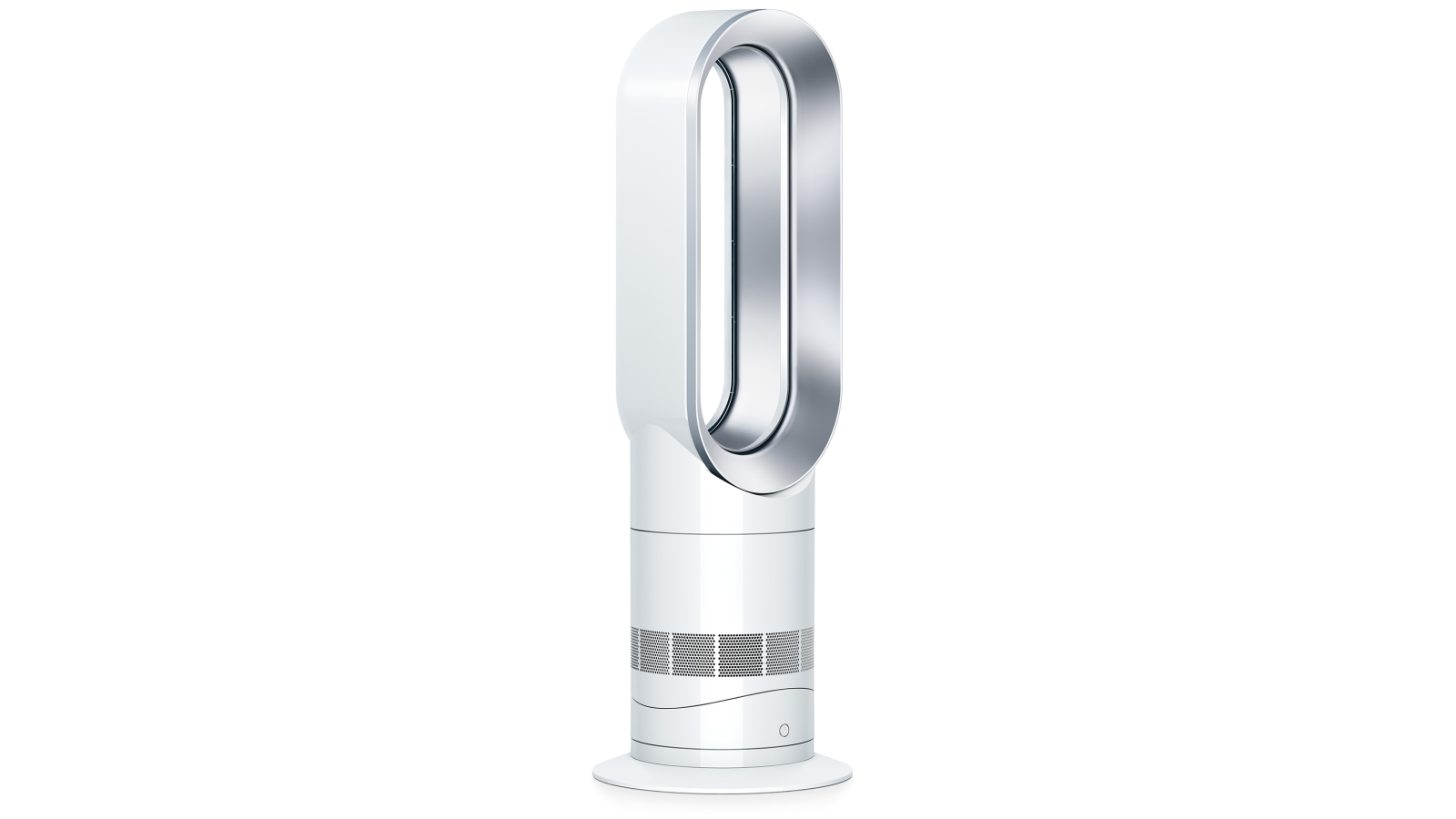 Dyson AM09 Hot+Cool Jet Focus Fan Heater - White/Silver | Harvey