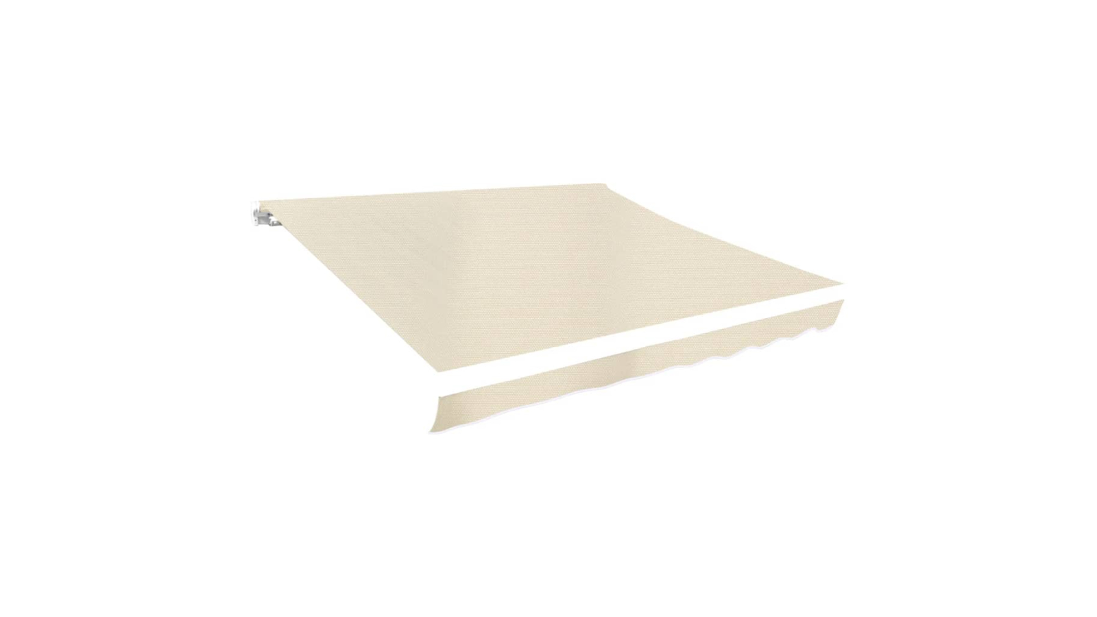 vidaXL Awning Replacement Fabric Cream 280 x 245cm Polyester